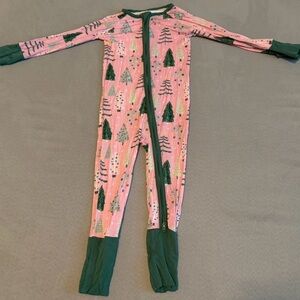 Little sleepies twinkling trees pajamas